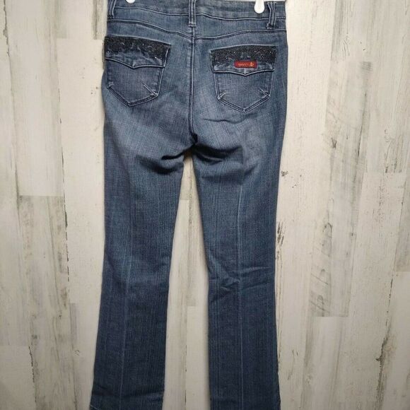 Ooh La La Sasson Boot Cut Boogie Jeans Women’s Size 4 Blue Denim Medium … - Picture 7 of 9